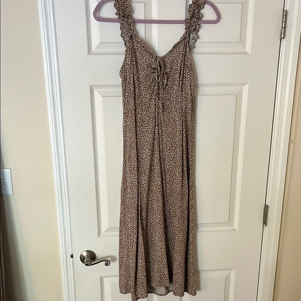 NWOT. Brown Cheetah Print Women's Dress
